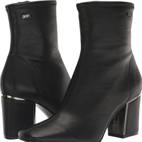 DKNY Women's Nappa Classic Heeled Boot Fashion Size 6.5 - Picture 2 of 4